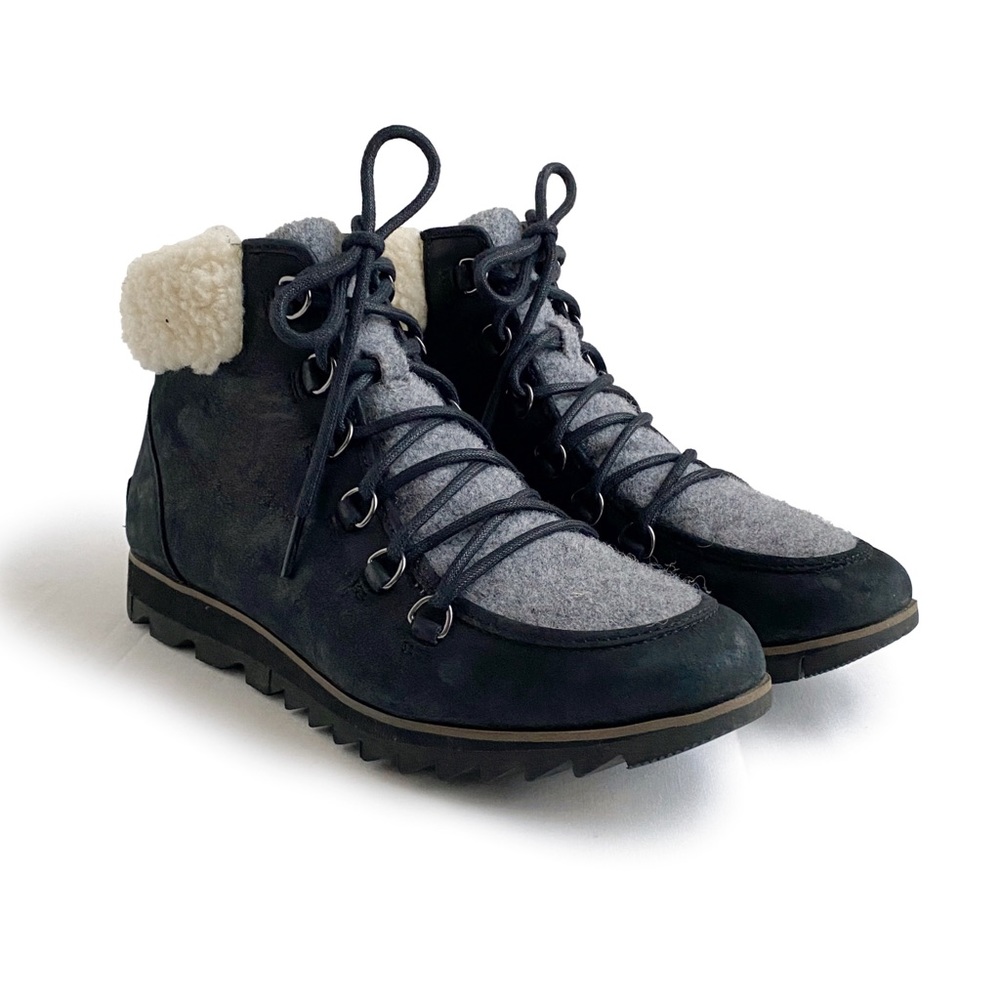 Sorel Harlow Lace Shearling Bootie